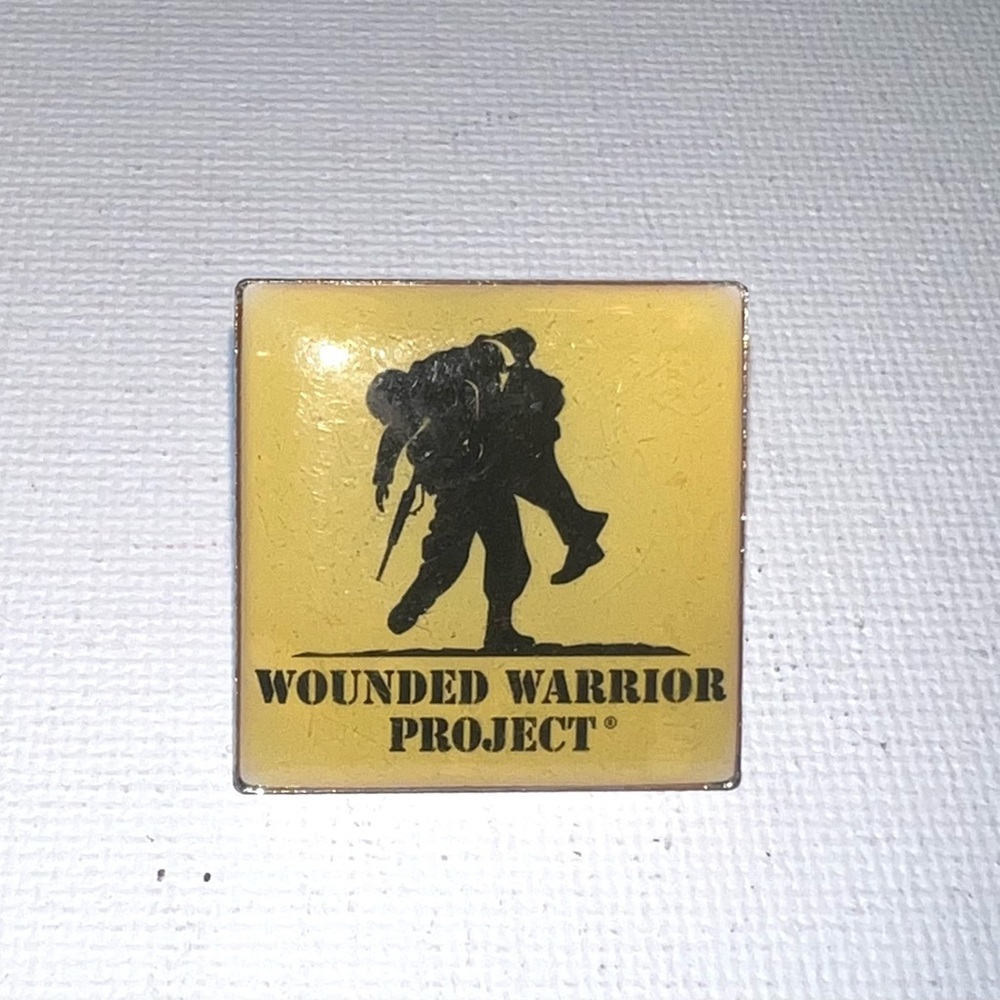 ♦️ Vintage Wounded Warrior Project Yellow Pin‎